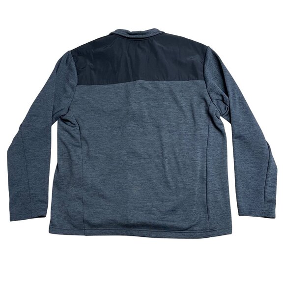 ORVIS ZIP UP SWEATER FLEECE LINED MENS XL HEATHER GRAY CASUAL COMFORT OUTDOORS - Picture 2 of 8